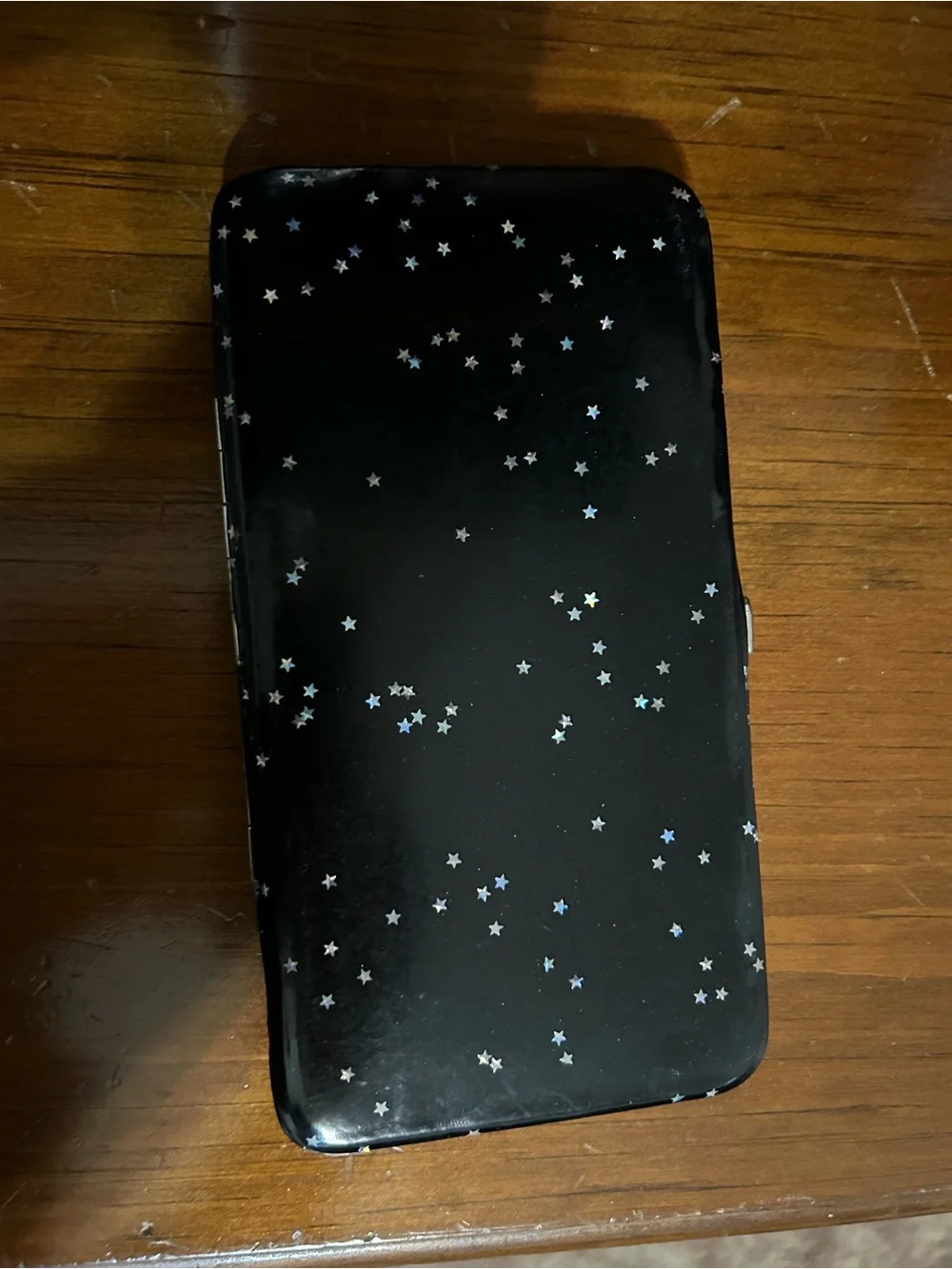 Black Starry Glitter Wallet
